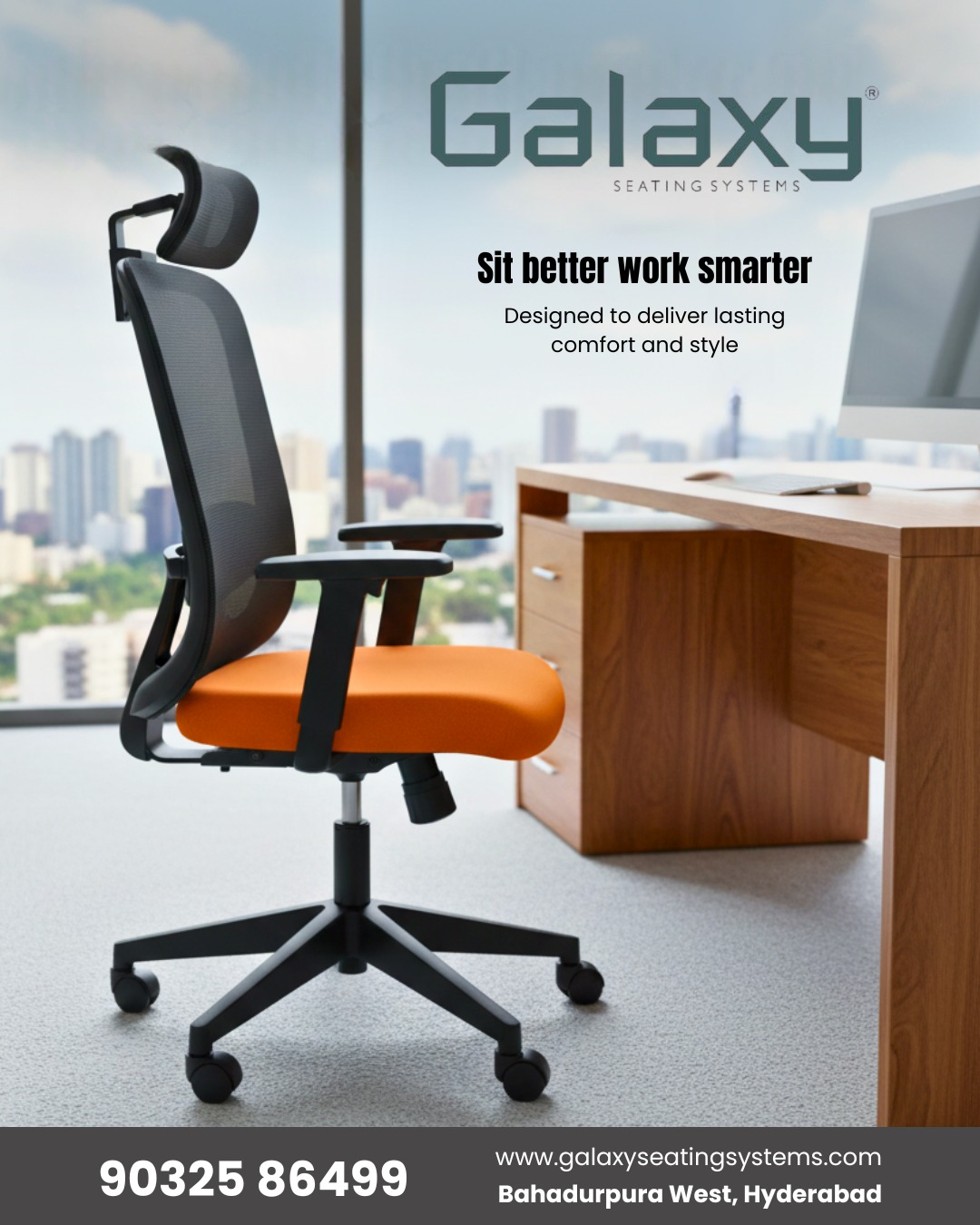Affordable Office Chairs Near Me in Hyderabad | Galaxy Seating Systems