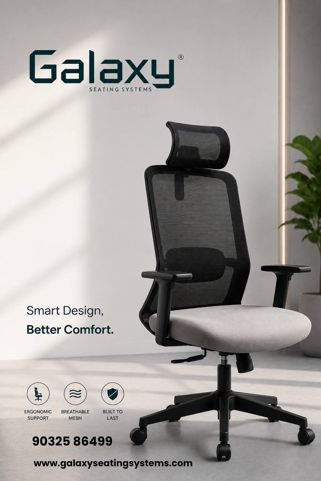 Ergonomic chairs for work from home in Hyderabad