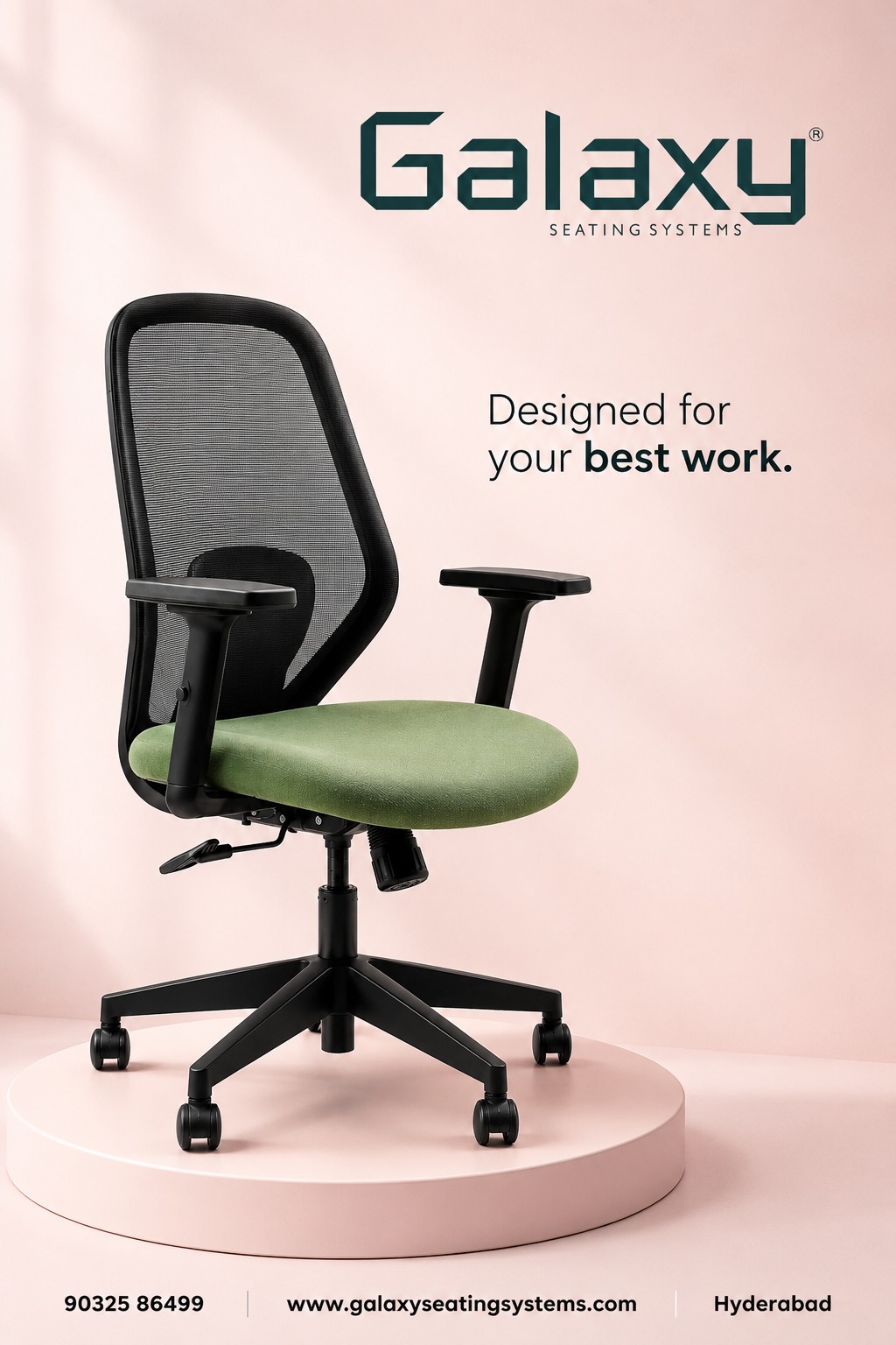 Affordable Office Chairs Near Me in Hyderabad | Galaxy Seating Systems