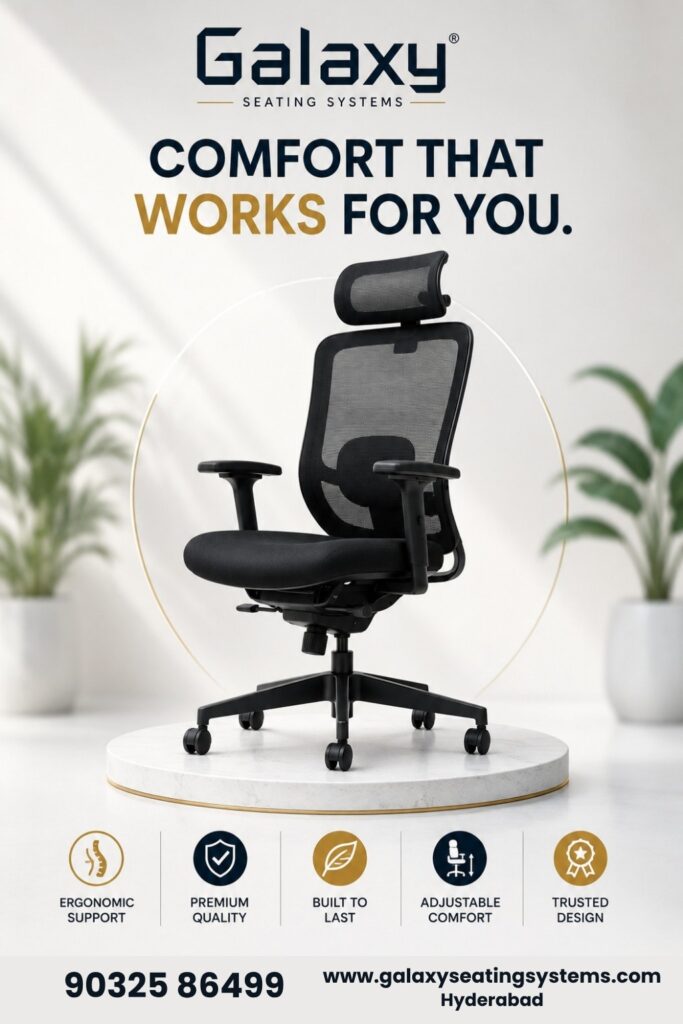 Affordable Ergonomic Office Chairs with Warranty Hyderabad