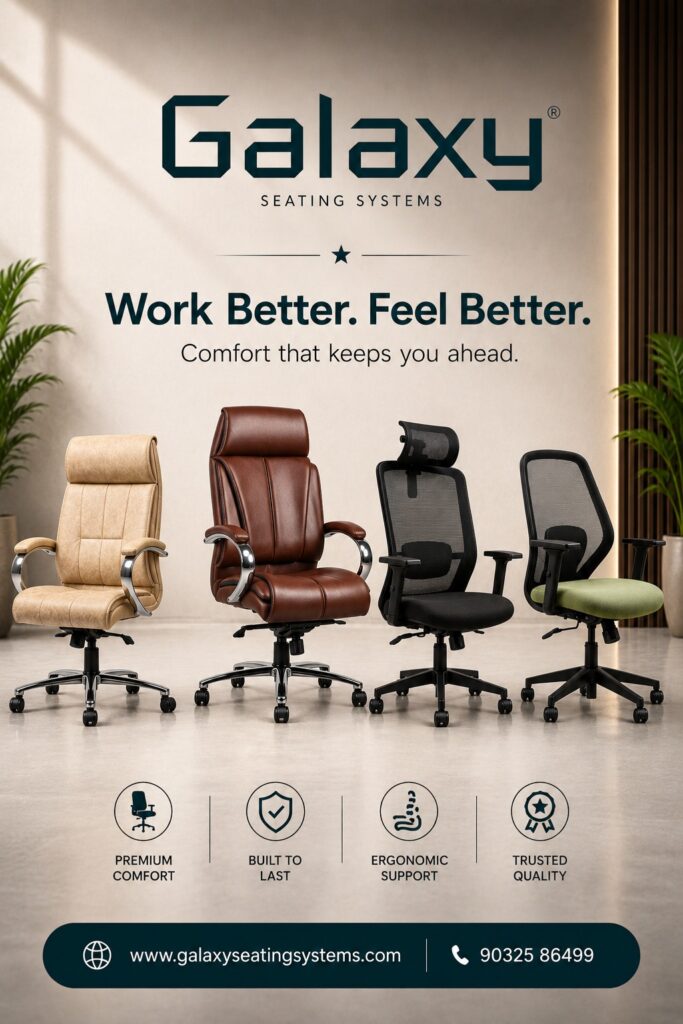 Ergonomic Executive Chairs for Office Cabins Hyderabad