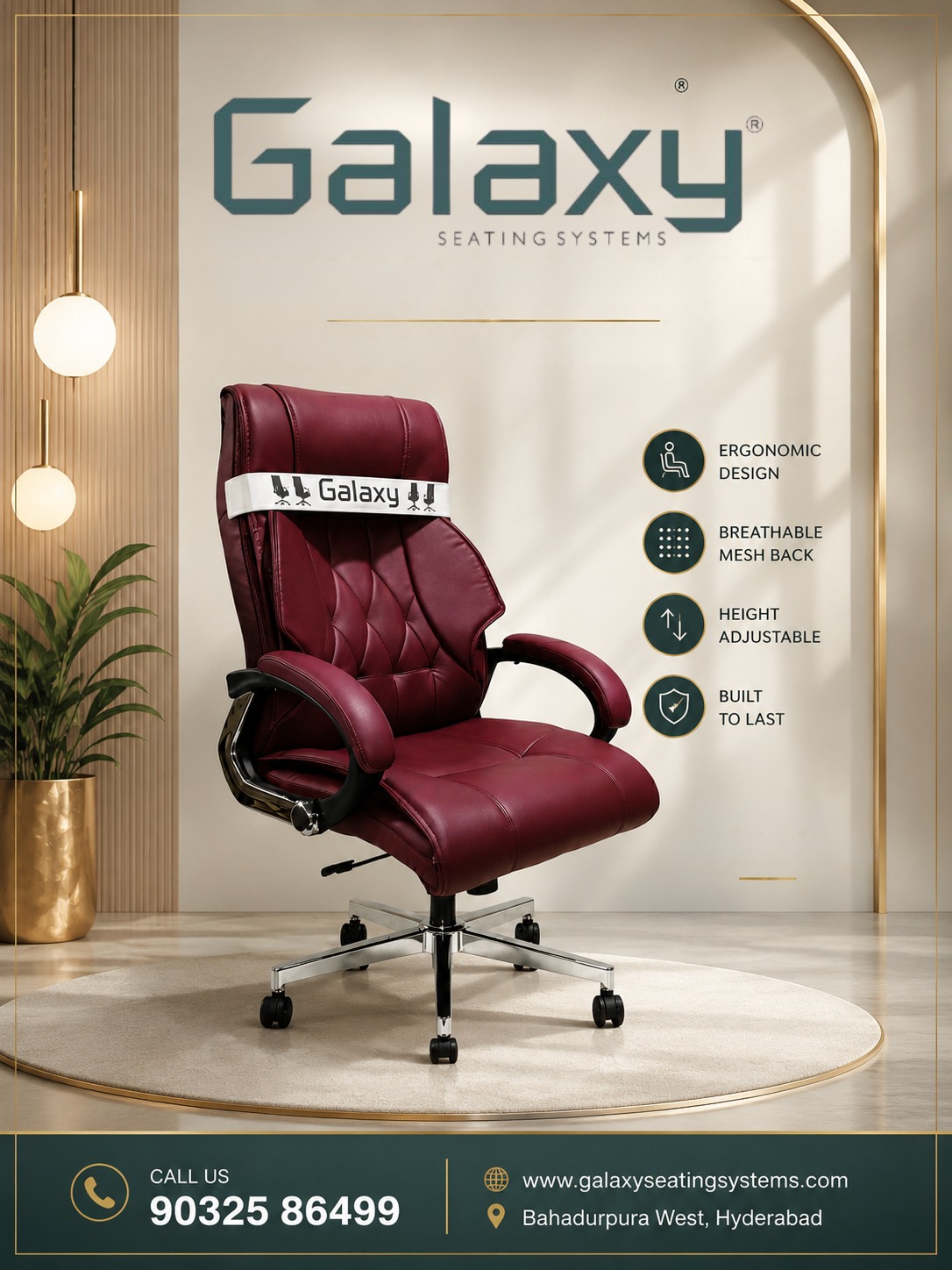 Office Chairs Wholesale Dealers in Hyderabad | Galaxy Seating Systems
