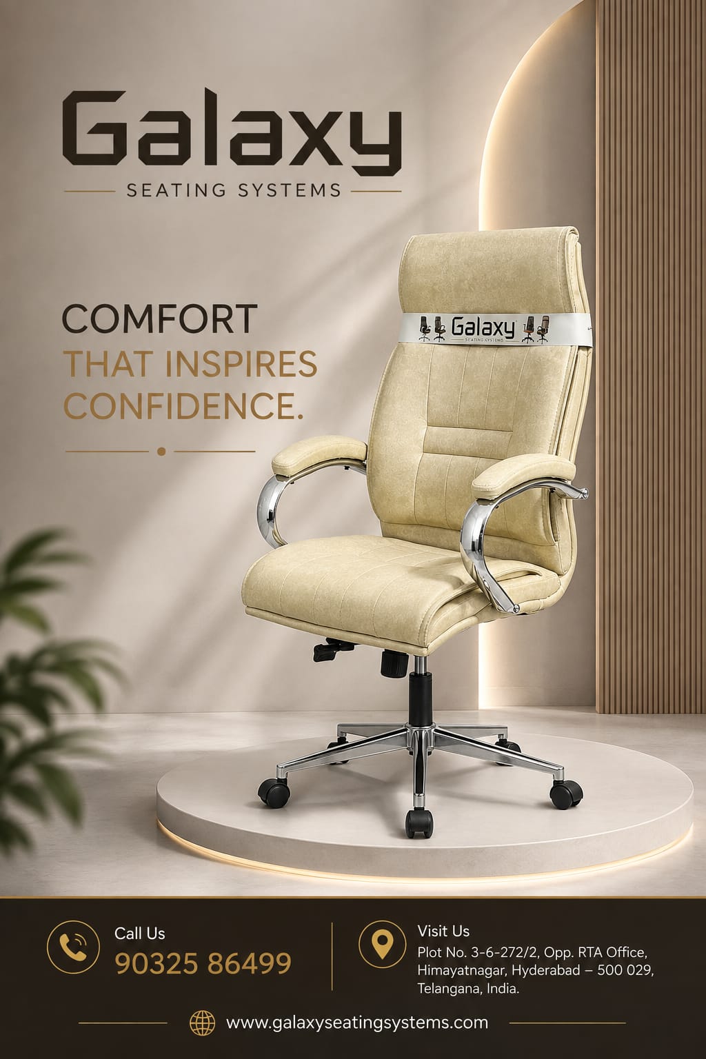 Premium Office Seating Systems in Hyderabad | Galaxy Seating Systems
