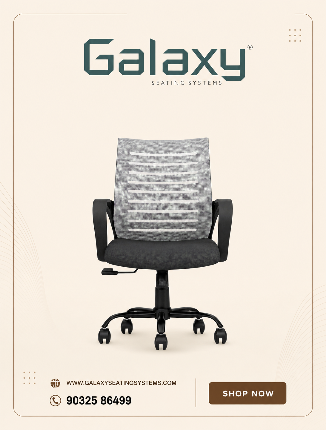High Back Executive Office Chairs in Hyderabad | Galaxy Seating Systems